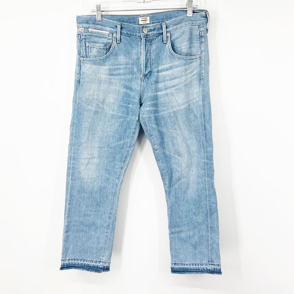 Citizens of Humanity COH Emerson Crop Slim Boyfriend Jeans Button Fly